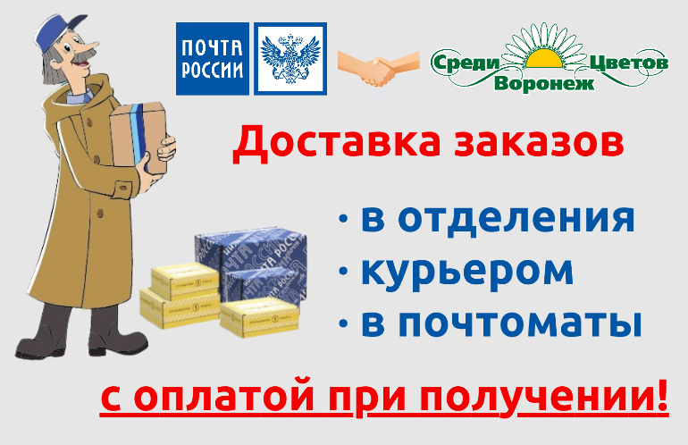 Отправляем заказы Почтой России! Отправляем заказы Почтой России!